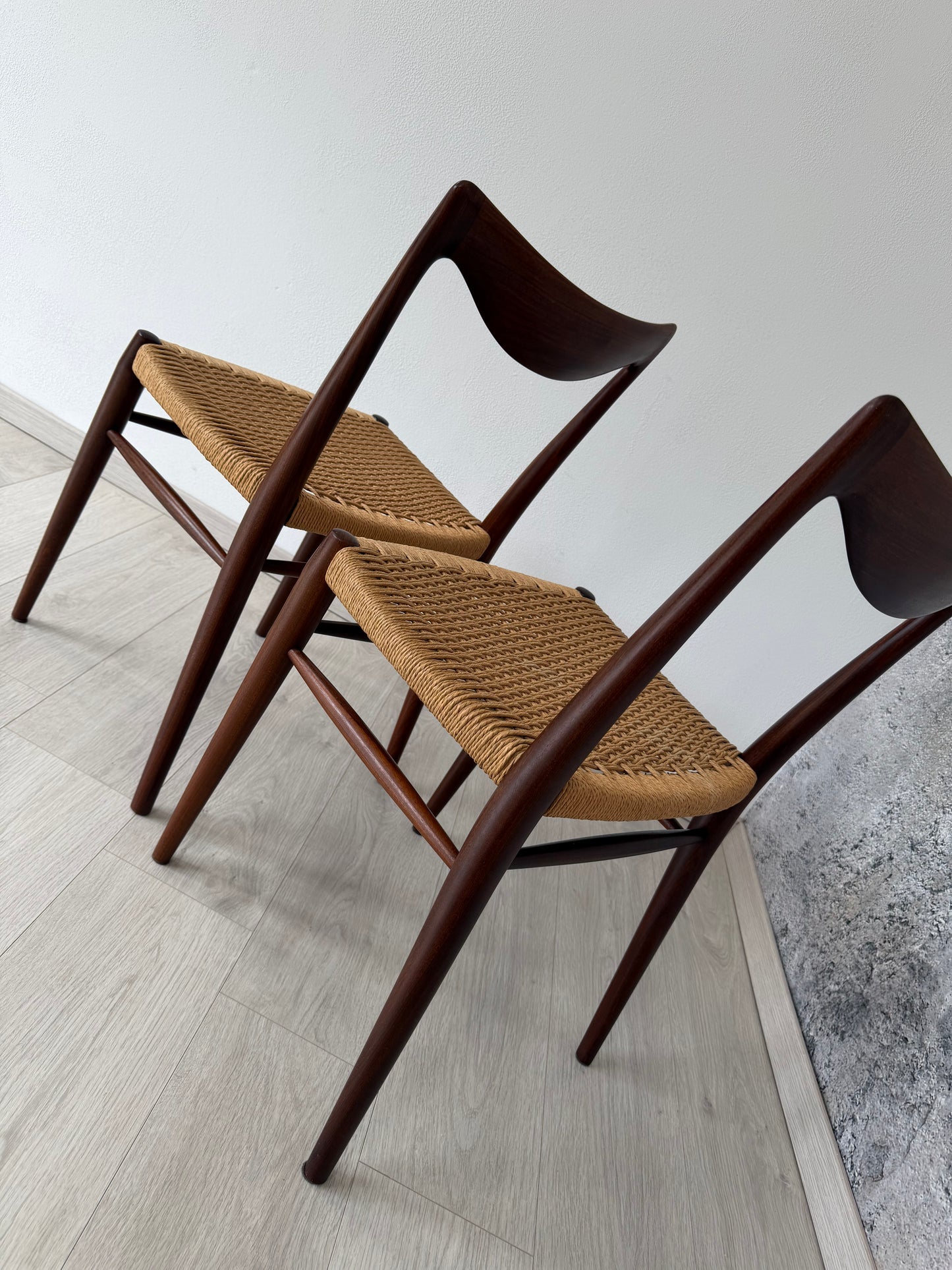 2er Set Bambi Stühle by Rastad & Relling, 60er