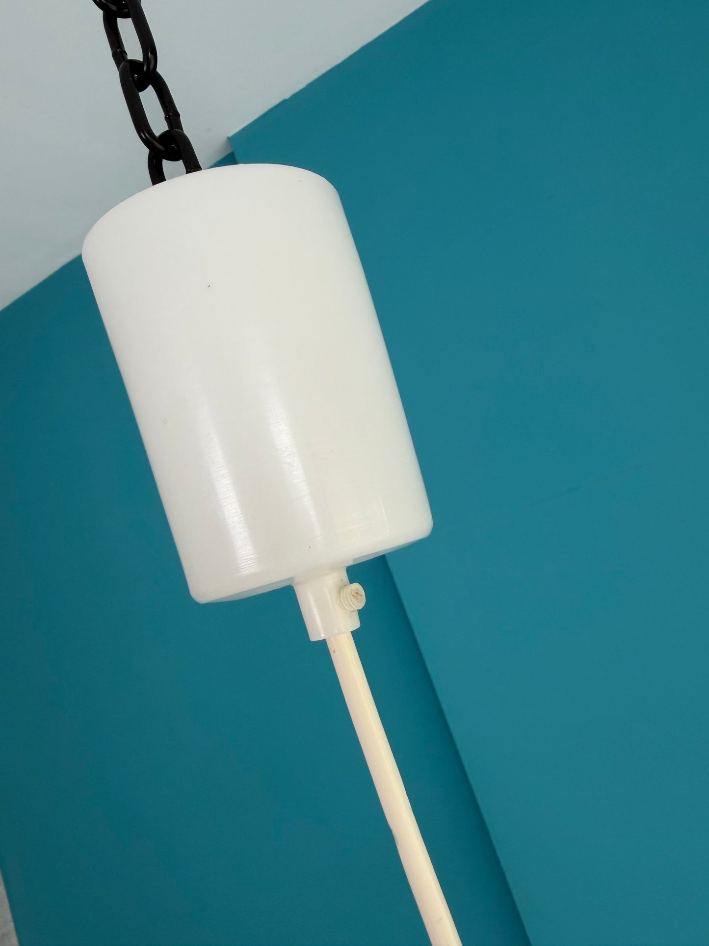 Vintage DDR Hängelampe – VEB Zeulenroda Glas, 60er/70er