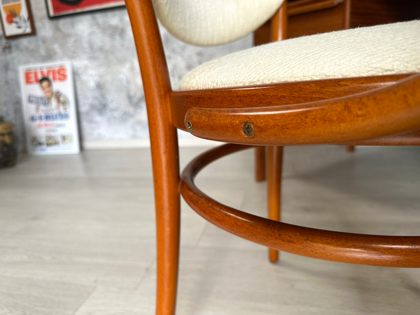Thonet 210 P Stuhl / Sessel mit Armlehne, 80er