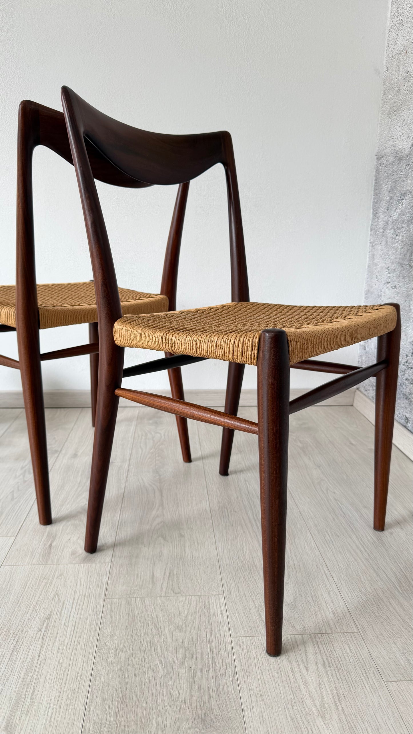2er Set Bambi Stühle by Rastad & Relling, 60er