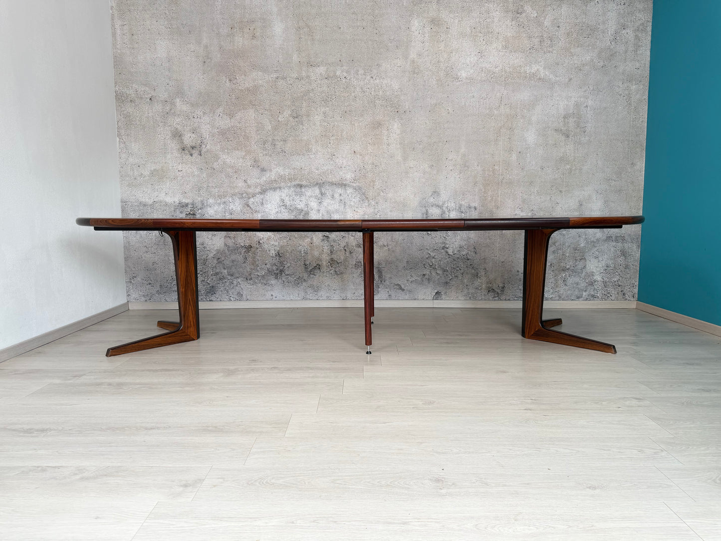Dänischer Rio Palisander-Esstisch – bis 314 cm - Mid-Century
