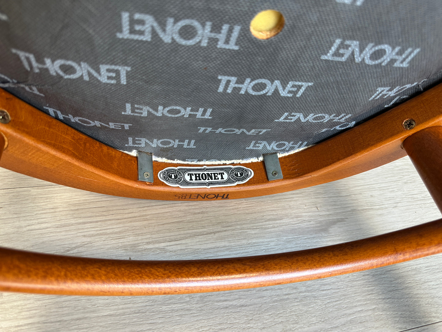 Thonet 210 P Stuhl / Sessel mit Armlehne, 80er