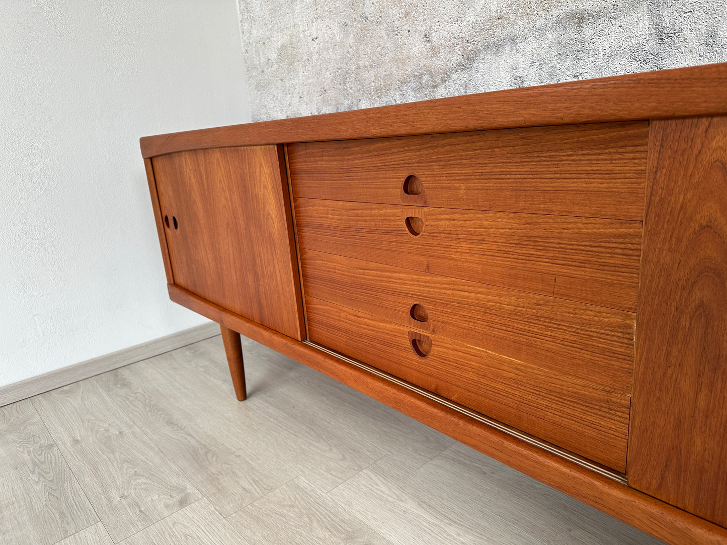 Dänisches Teak Sideboard H.W. Klein für Bramin, 1960er