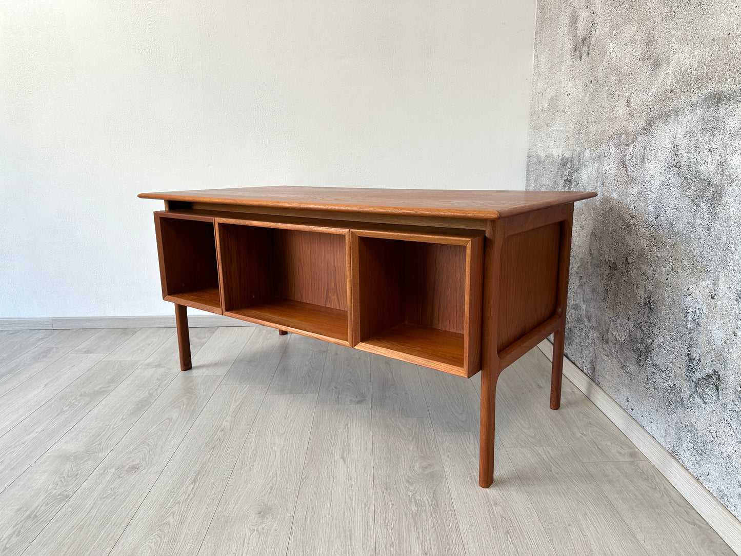 Dänischer Teak Schreibtisch by Arne Vodder für Brouer Møbelfabrik, 60er