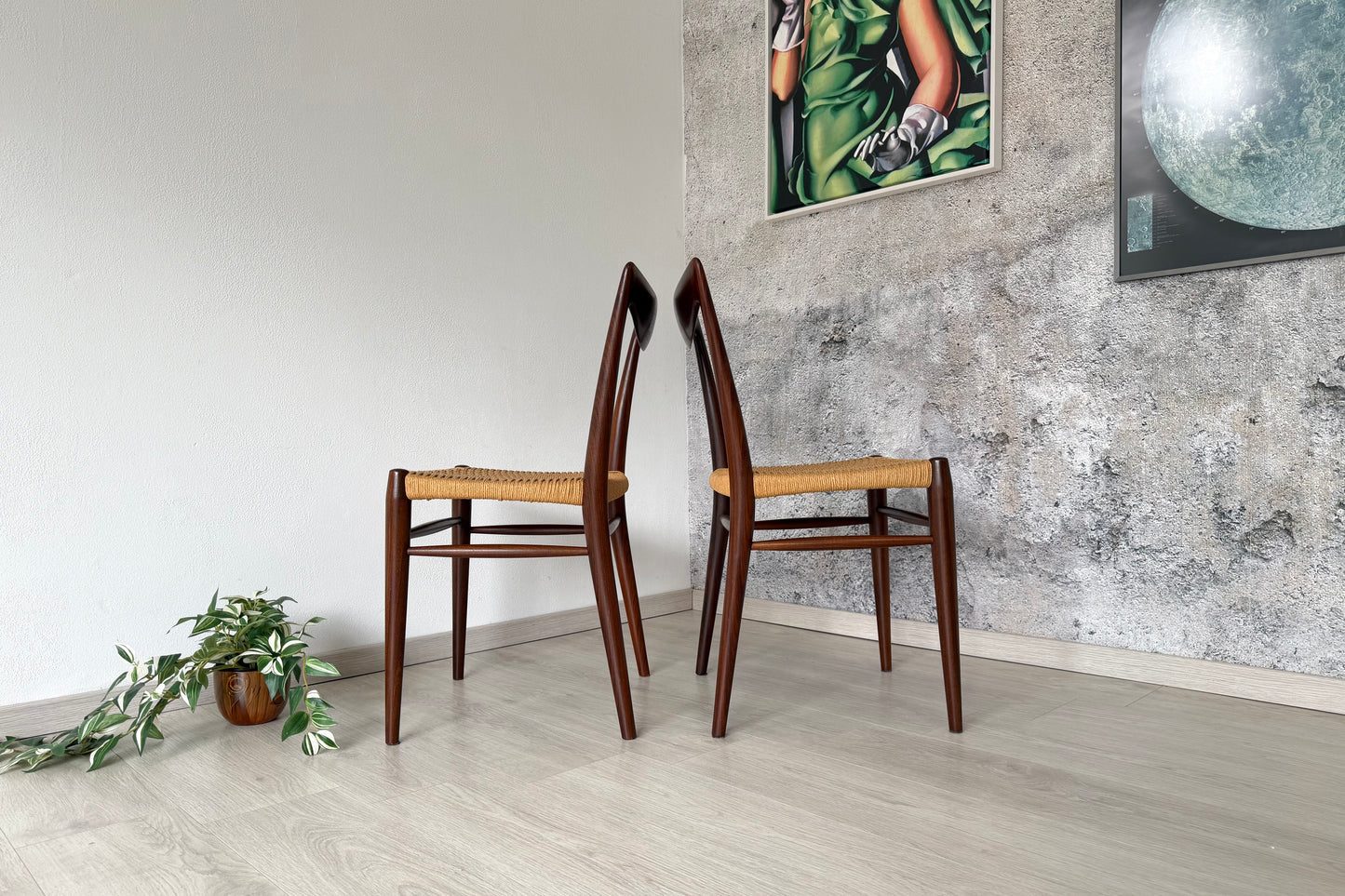 2er Set Bambi Stühle by Rastad & Relling, 60er