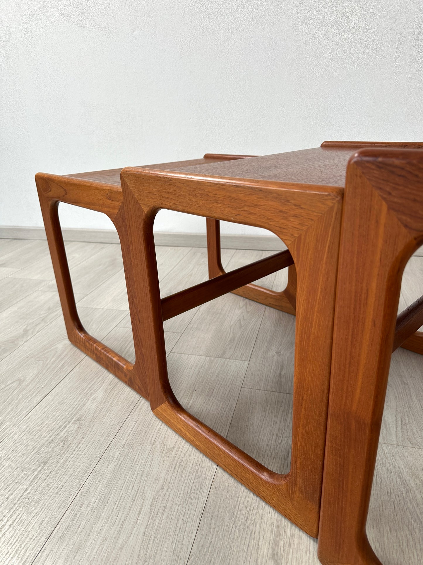 Danish Teak 3-Satztische / Couchtische Salin Nyborg, 1960er