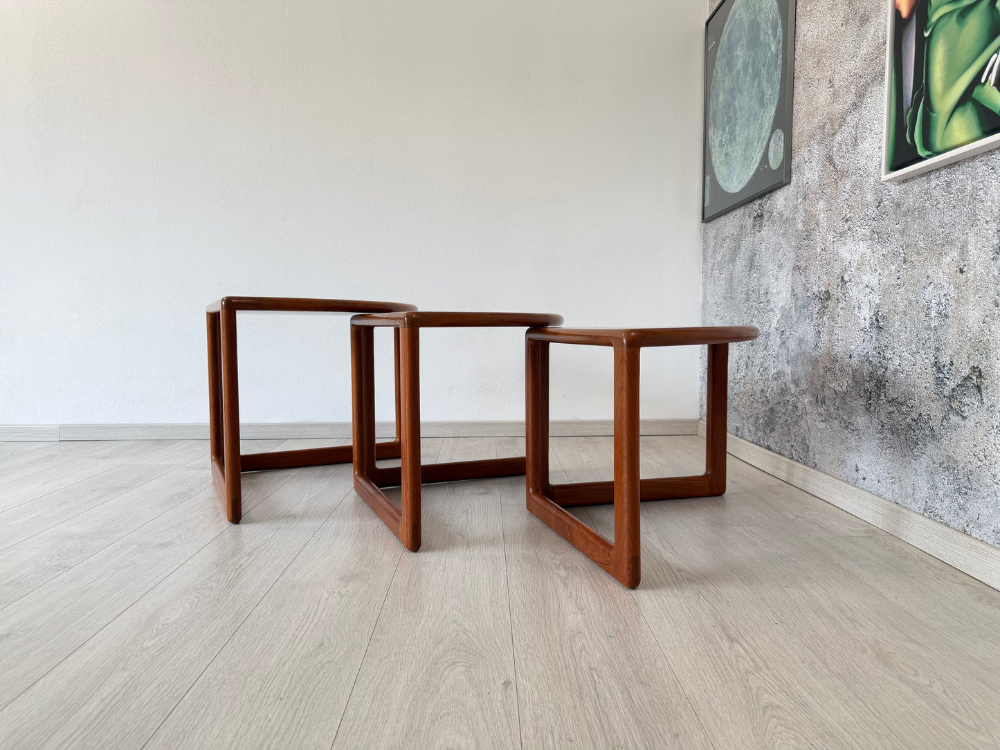 Danish Teak 3-Satztische / Couchtische by Salin Nyborg, 1960er