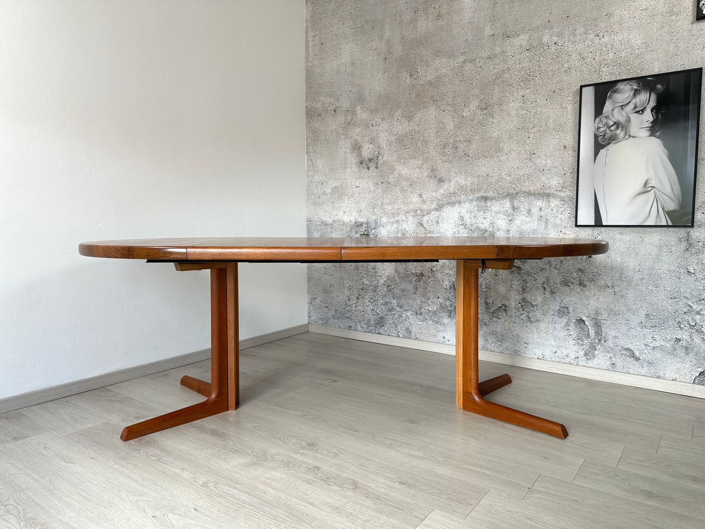 Dänischer Teak-Esstisch Gudme – ausziehbar bis 214 cm Mid-Century