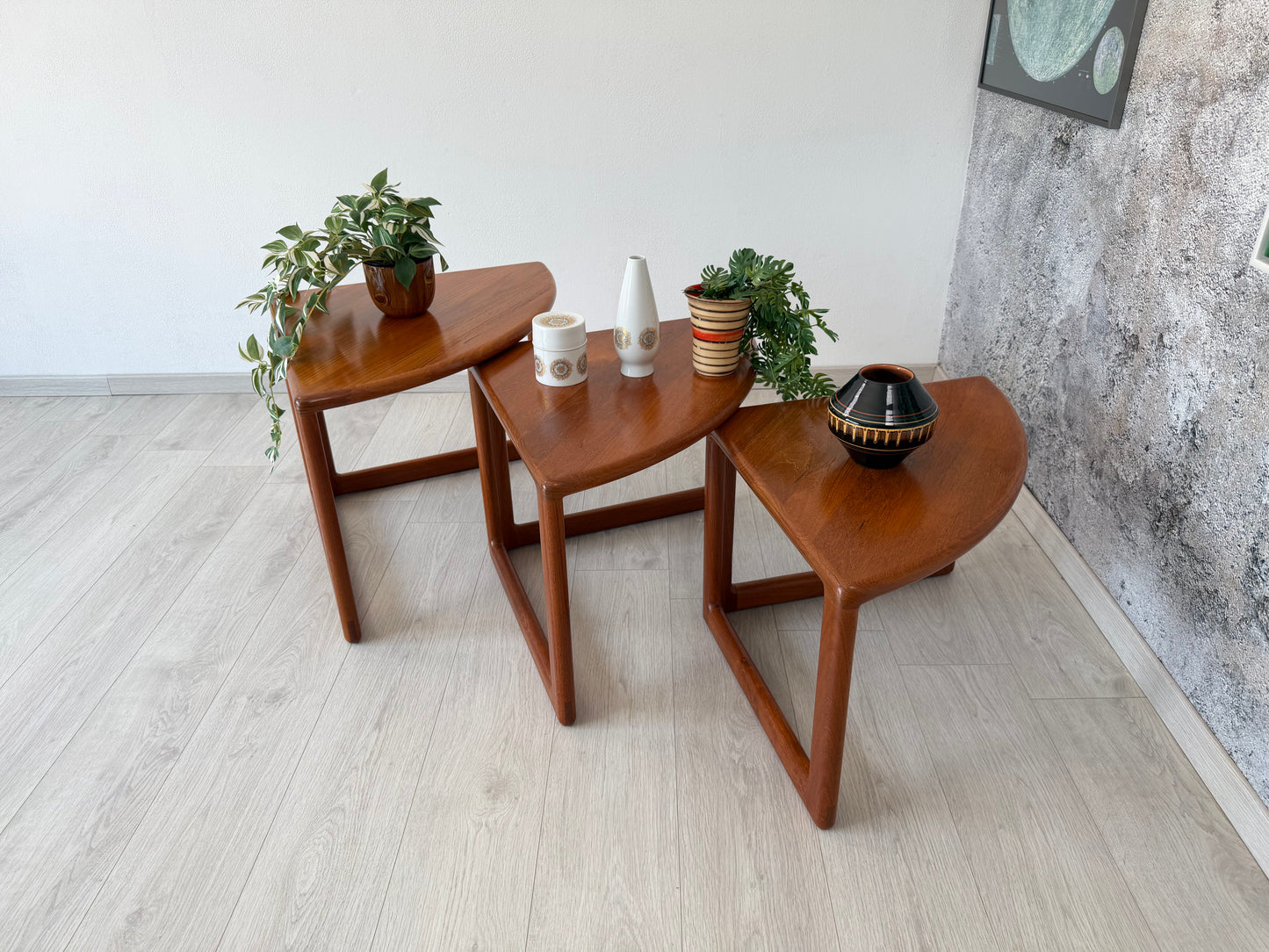Danish Teak 3-Satztische / Couchtische by Salin Nyborg, 1960er