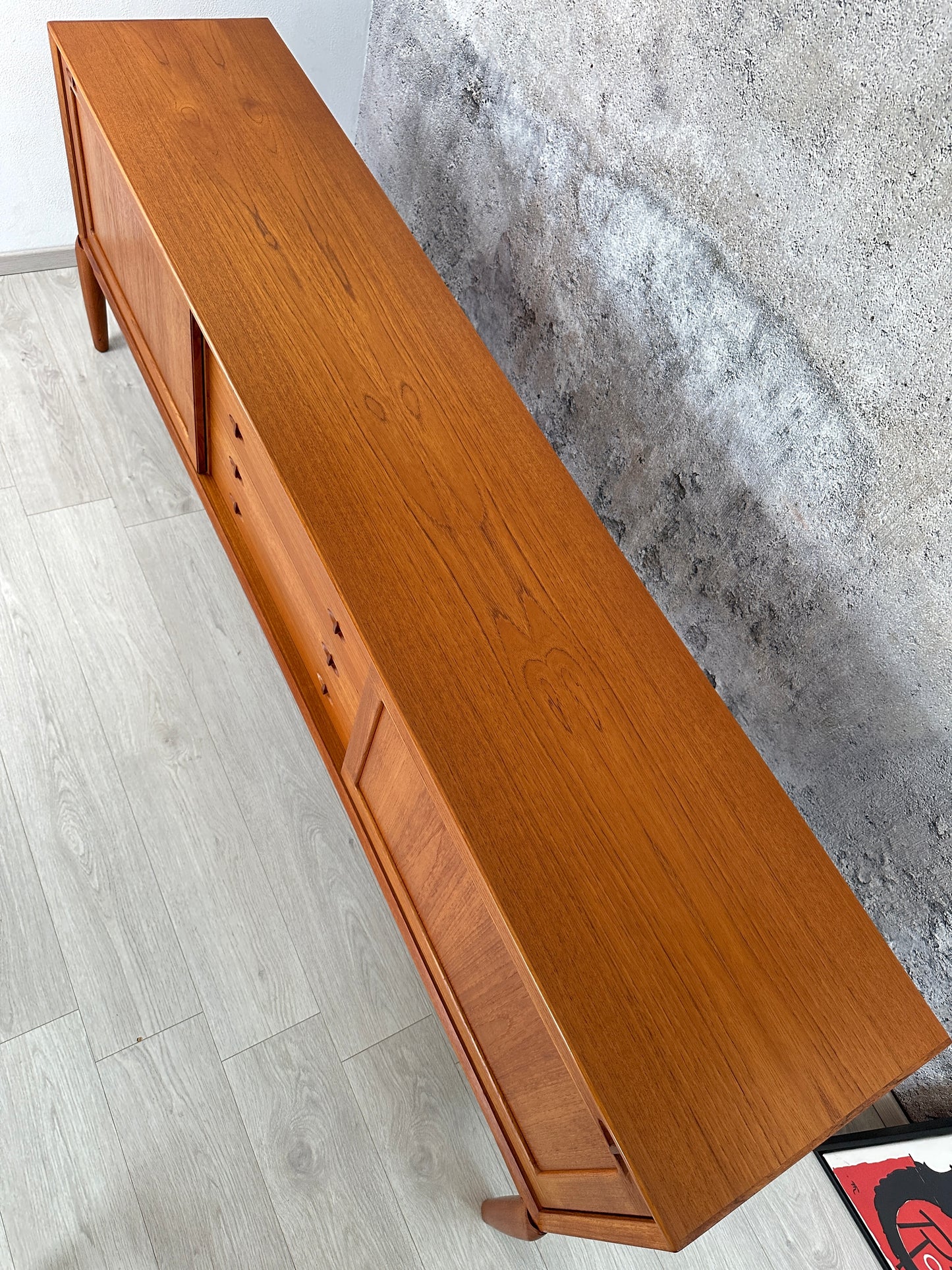 Dänisches Teak Sideboard by H.W. Klein für Bramin, 1960er