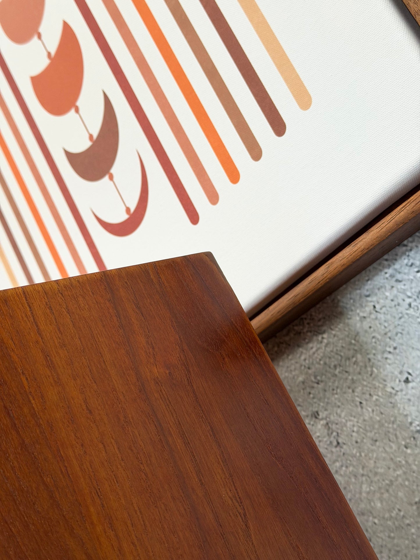 Mid Century Teak Sideboard 200cm, 1960er