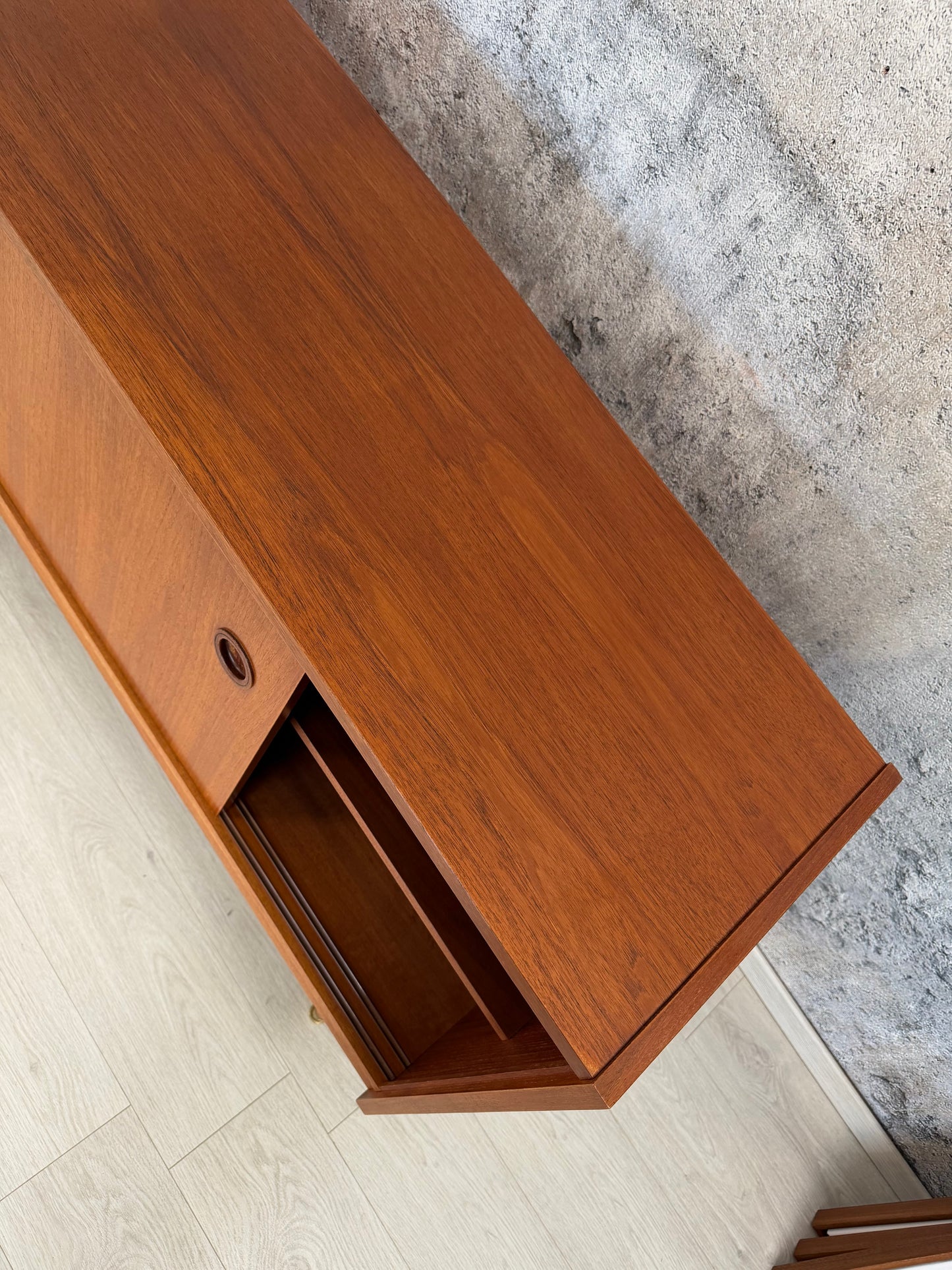 Mid Century Teak Sideboard 200cm, 1960er