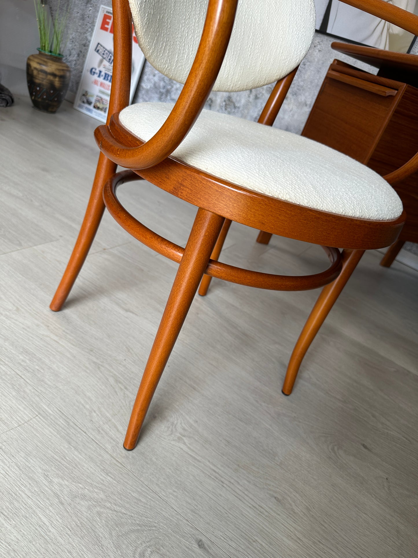 Thonet 210 P Stuhl / Sessel mit Armlehne, 80er