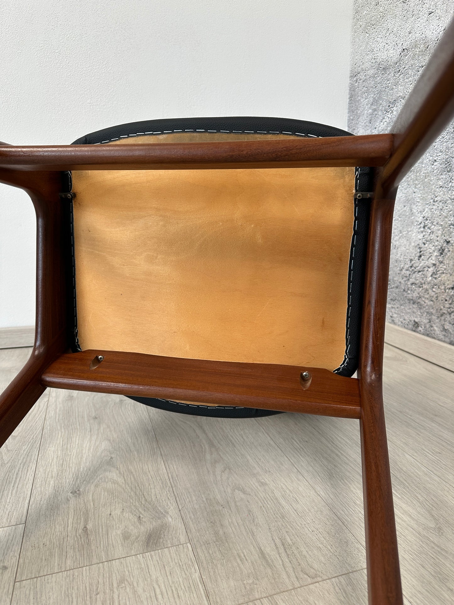 MidCentury Stuhl / Schreibtischstuhl by Kai Kristiansen „Fire Chair“, 1960er