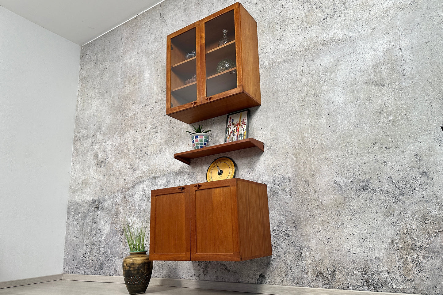 MidCentury Teak Regal / Regalsystem, 60er 70er