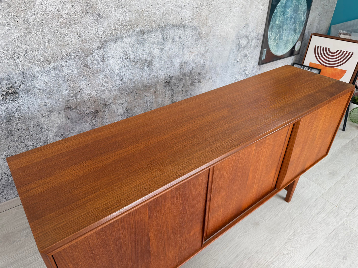 Danish Teak Sideboard by E.W. Bach für Sejling Skabe, 1960er