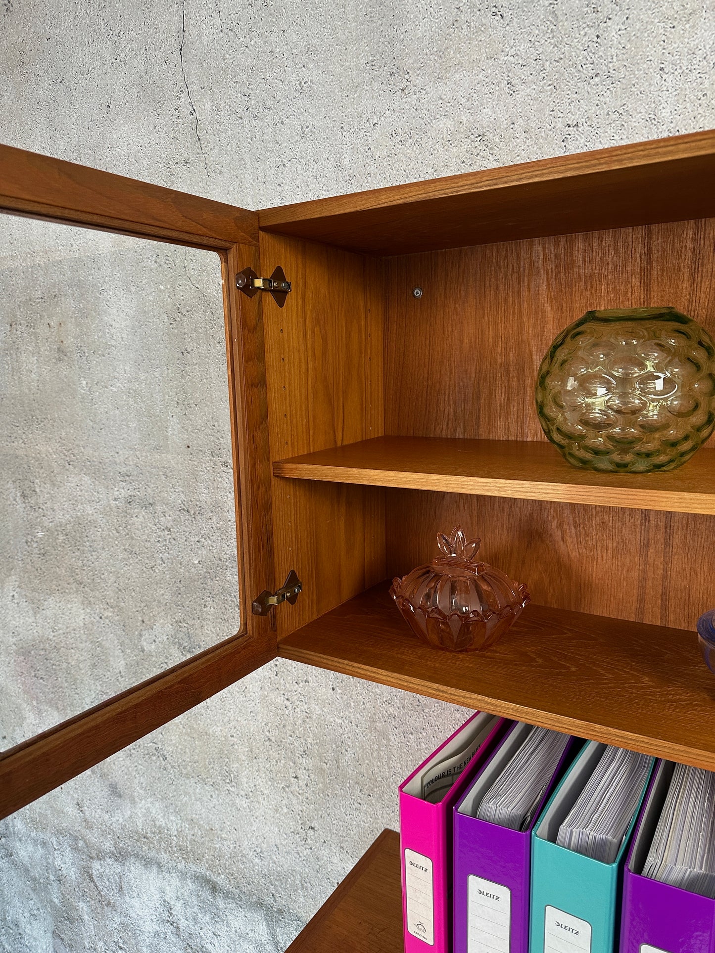 MidCentury Teak Regal / Regalsystem Home Office Edition, 60er 70er