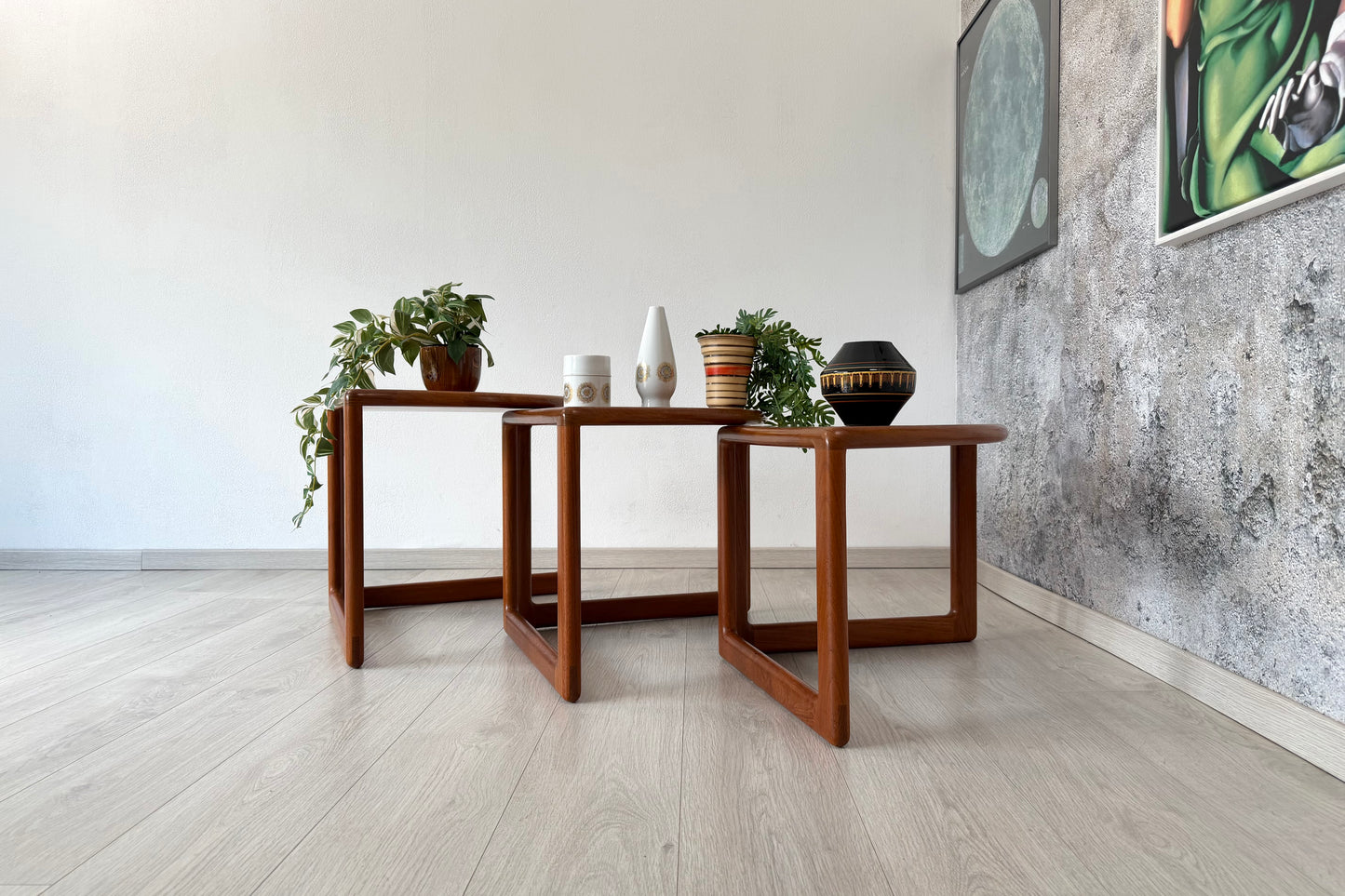 Danish Teak 3-Satztische / Couchtische by Salin Nyborg, 1960er