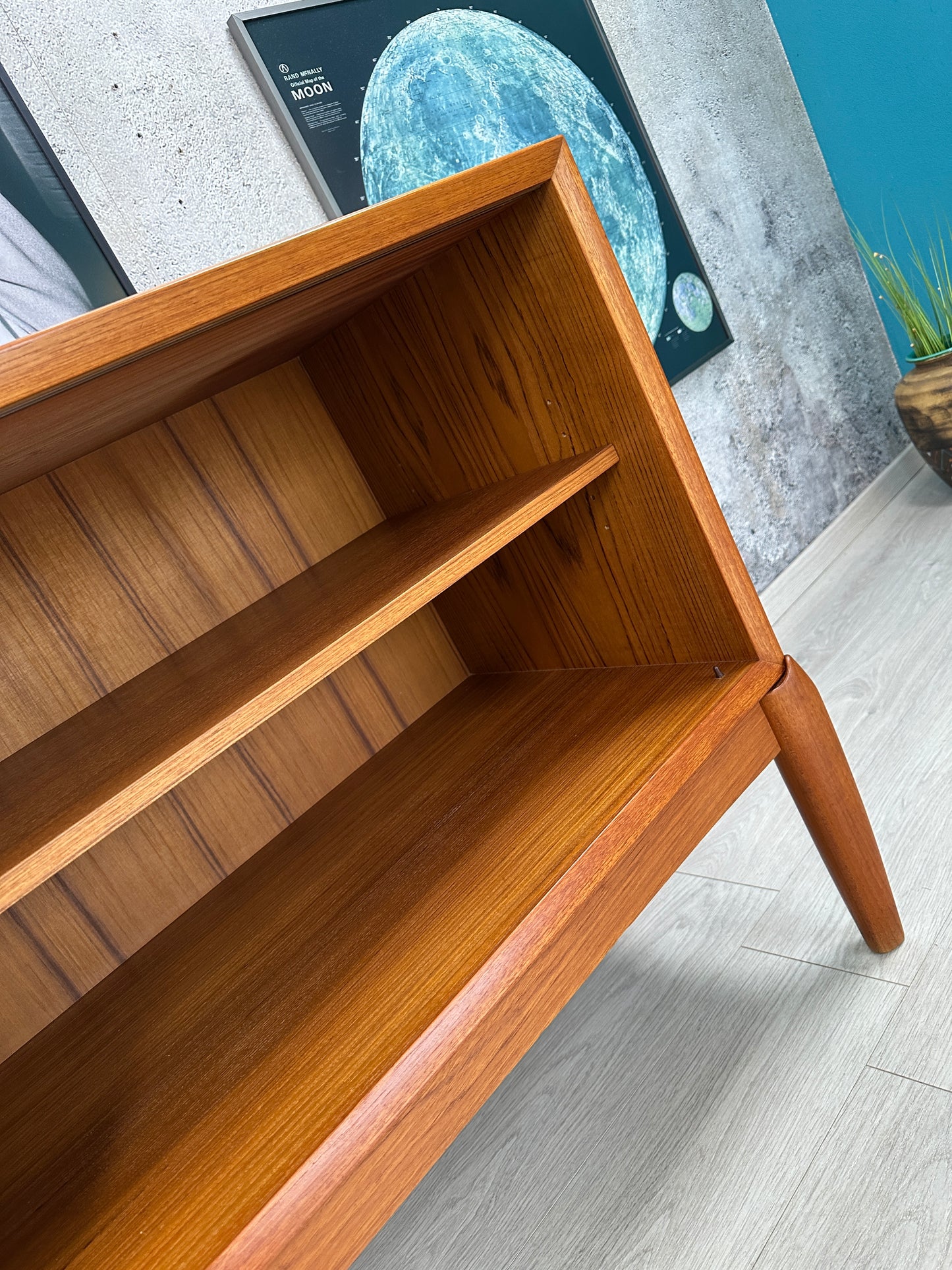 Dänisches Teak Sideboard by H.W. Klein für Bramin, 1960er