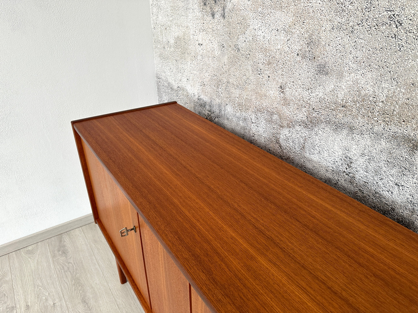 MidCentury Bartels Teak Sideboard 210cm, 60er Jahre