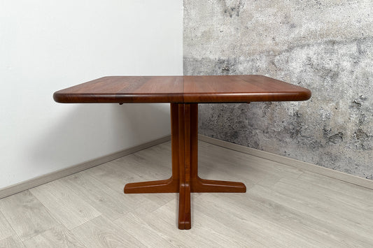 Ausziehbarer Teak Esstisch bis 219cm im Danish Design, 1980er