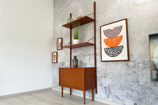 Dänisches Teak Regal / Regalsystem "Royal” by Cadovius, 1960er