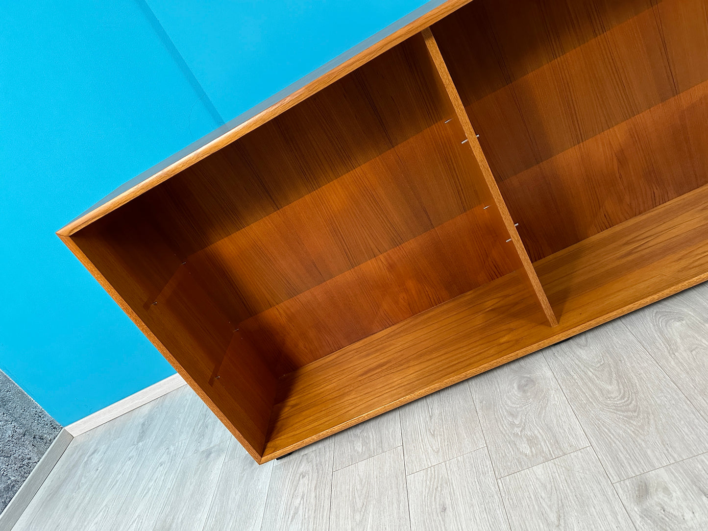 Teak Sideboard / offene Kommode WK-Möbel 165cm, 1960er