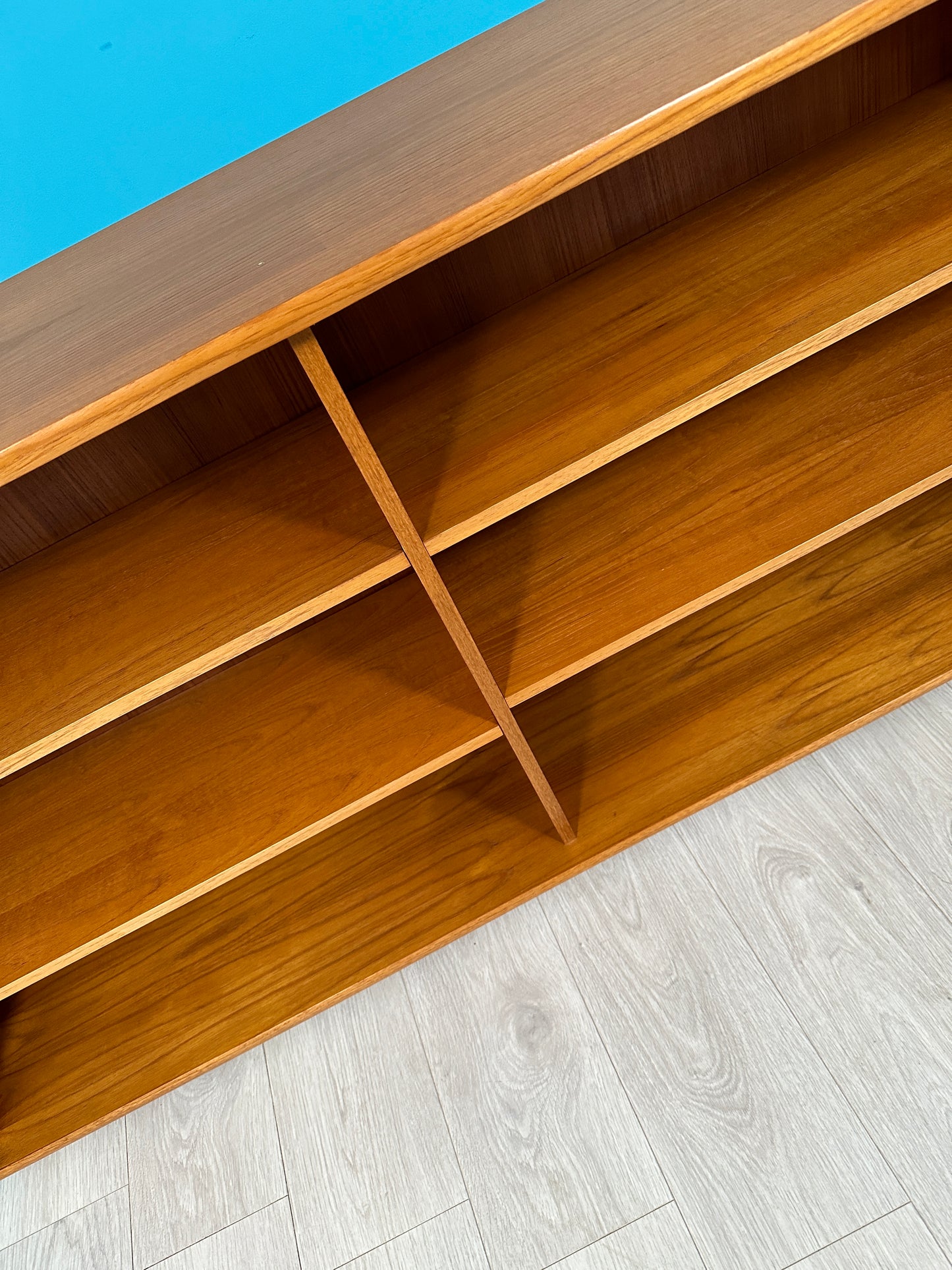 Teak Sideboard / offene Kommode WK-Möbel 165cm, 1960er